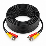 UltraPoE 60-foot premade black CCTV Siamese cable alternate angle