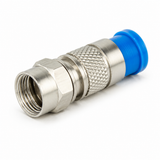 CT-F-COMP internal F threads hex nut knurled sleeve and blue insert detail