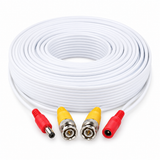 UltraPoE CT-HDIY100-W 100 ft white CCTV BNC video and DC power cable