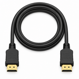 CT-HDMI25 black HDMI male-to-male cable top-down layout
