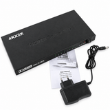UltraPoE 1x8 HDMI splitter with power adapter and user manual