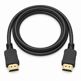 CT-HDMI6 black HDMI male-to-male cable top-down layout