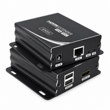 CT-KVM-100E HDMI USB RJ45 and DC port details