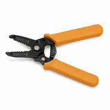 UltraPoE CT-TS005 wire stripper angled view showing spring return and stripping notches