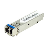 UltraPoE CTPD-LC-20L 1.25Gbps 1310nm 20km single-mode dual LC SFP transceiver on pure white background