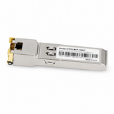 UltraPoe CTPD-SFP-1000T gigabit copper SFP module label and side view