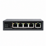 UltraPoE PoE-1605-4P-65W 5-port PoE+ switch front view on pure white background