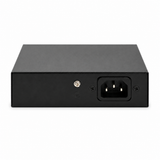 UltraPoE PoE-2006-4E rear IEC AC power inlet on pure white background