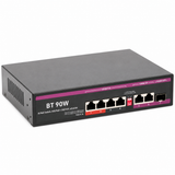 UltraPoE POE-2606-4BT PoE++ switch with four PoE ports, two RJ45 uplinks and one SFP port