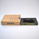 UltraPoE POE-6018B PoE switch package with European power cable