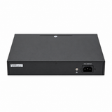 UltraPoE PoE-7210-8P rear AC power input panel on pure white background