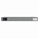 UltraPoE POE-7226 managed PoE switch rear AC inlet, power switch and grounding point