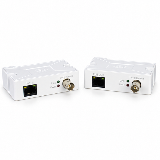 UltraPoE POE-EOC01 Ethernet and PoE over coax converter pair