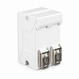 UltraPoE POE-EOC01 compact rear housing and metal mounting clips