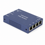 UltraPoE POE-NET-S1005-4P industrial PoE switch four RJ45 port view