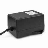 UltraPoE 24VAC transformer black enclosure cable strain relief and mounting flange
