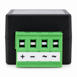 UltraPoE PS-AD1500M terminal front showing DC positive negative and AC inputs