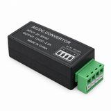 PS-AD2500M black converter with green four-position AC input DC output terminal