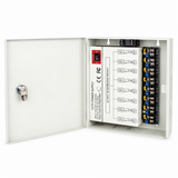UltraPoE PS-DC16A08HD-4K 8-channel ground-isolated 12V CCTV power supply open enclosure