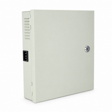 UltraPoE PS-DC20A18E locking metal CCTV power supply enclosure with IEC input