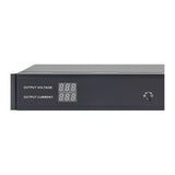 UltraPoE PS-DC20A18VAR digital output voltage and current meter detail