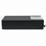 UltraPoE PS-DC6A04D-4K compact 4-channel CCTV power supply, side profile