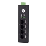 Industrial Gigabit PoE+ Injector 12-48VDC Input with DIN-Rail for Standalone Solar System
