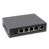5 Port Gigabit PoE+ Switch (4 PoE+ Ports | 1 Uplink Port) – 65W – 802.3at