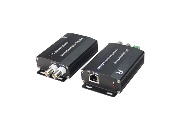 Ethernet Over Coax Converter with PoE Function