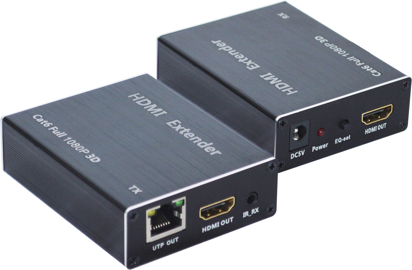 Short Haul HDMI Extender over CAT5, 60M, EDID, HDCP, Phantom Power, SHM-M250