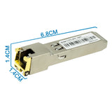 Gigabit Fiber Optic to RJ45 SFP Transceiver Module, 1000Base-T