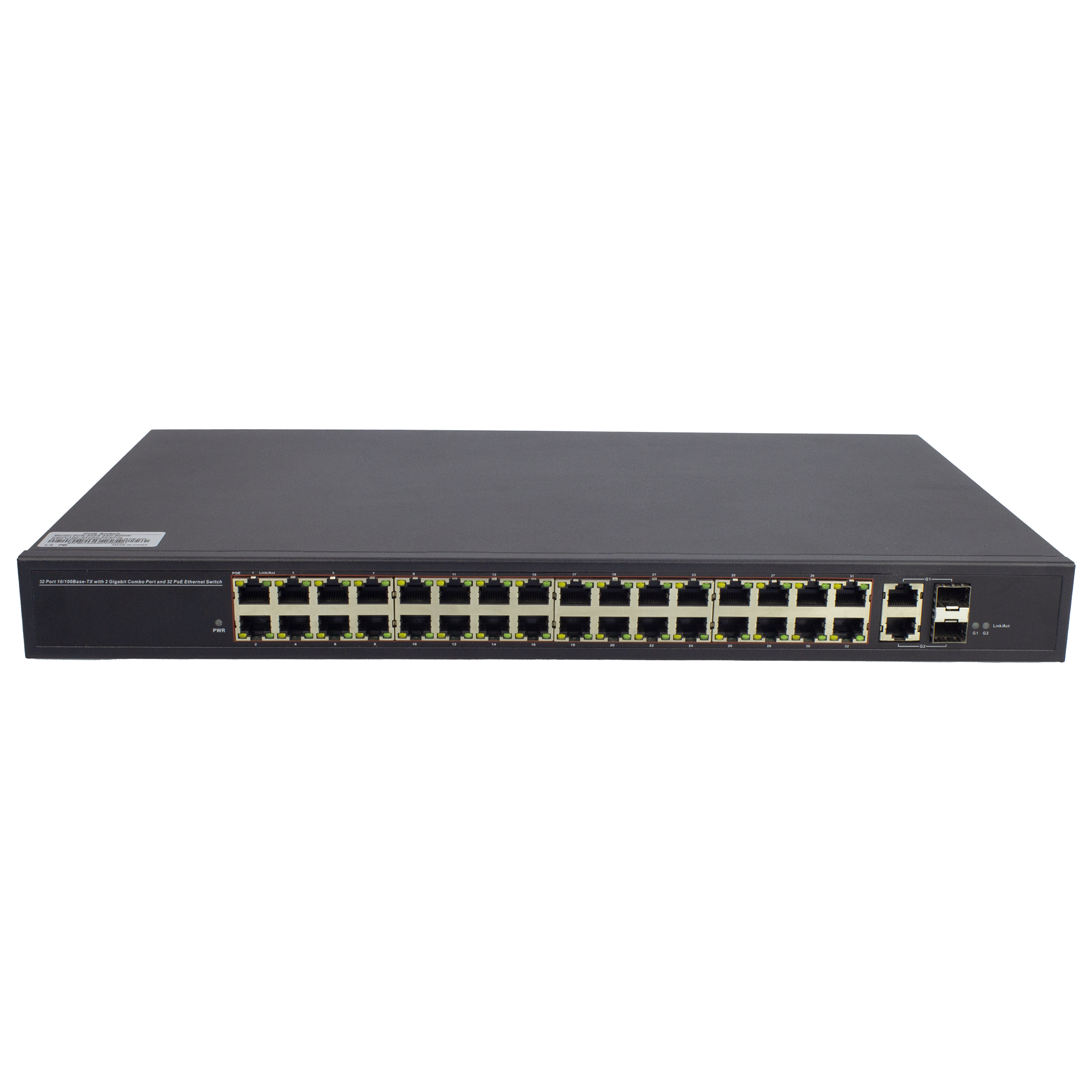 32 PoE Switch + 2 Combo Uplink port, 500W – UltraPoE