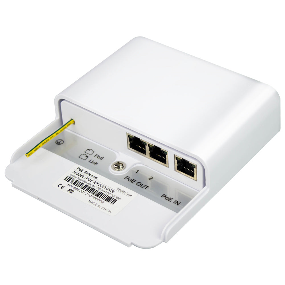 Outdoor waterproof Gigabit PoE Extender 1(PoE IN) into 2(PoE OUT